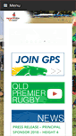 Mobile Screenshot of gpsrugby.com.au